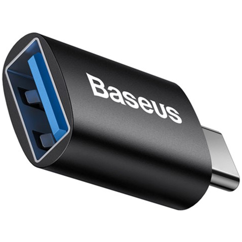 Перехідник Baseus Ingenuity Series Mini Type-C to USB 3.1 (ZJJQ000001) (Black)