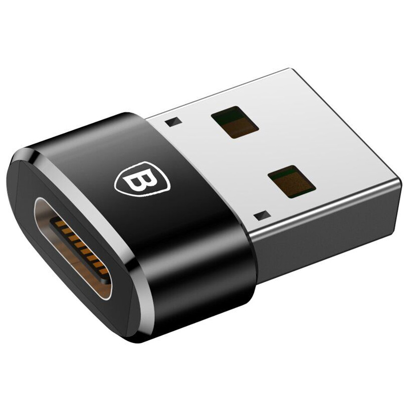 Перехідник Baseus Type-C to USB (Чорний)