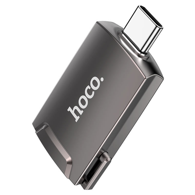 Перехідник Hoco UA19 Type-C to HDMI (Сірий)