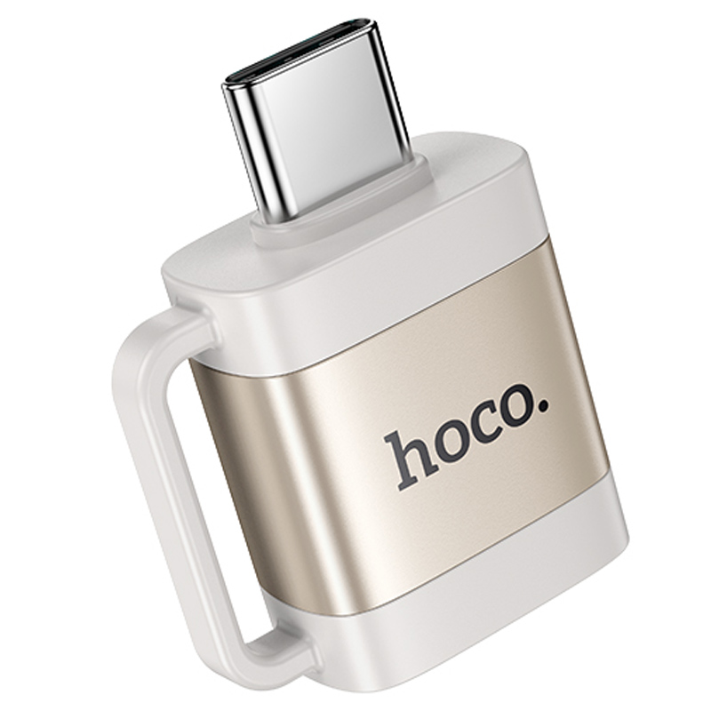 Переходник Hoco UA31C OTG Type-C male to USB female (Gray)