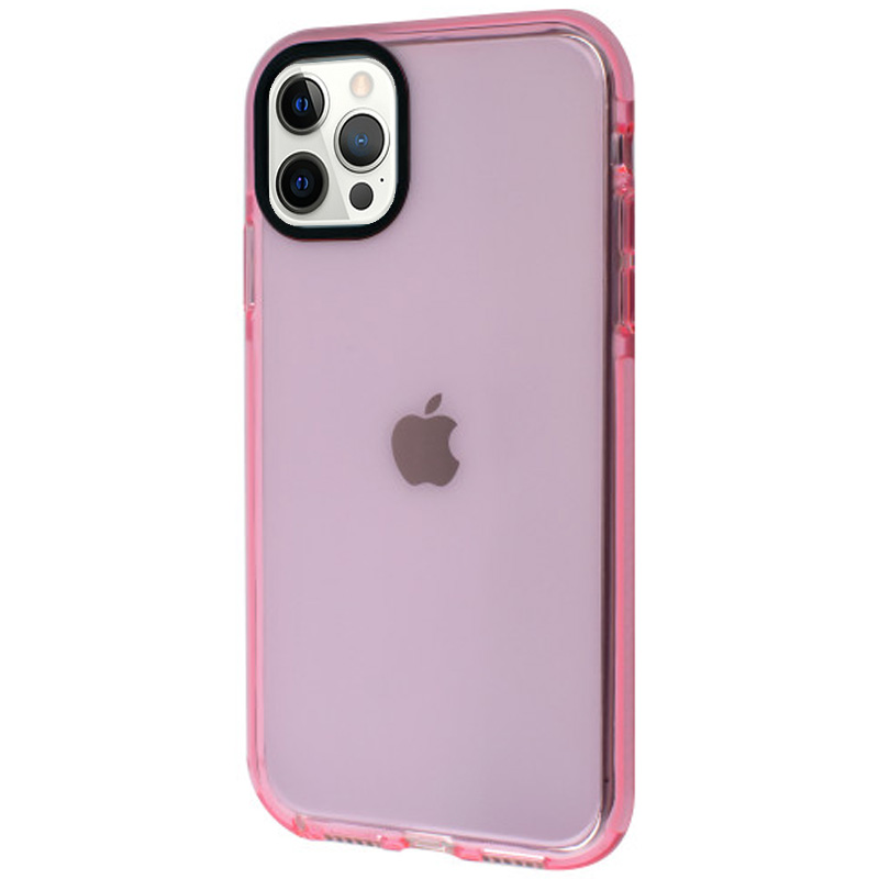 TPU чехол Color Clear для Apple iPhone 12 Pro / 12 (6.1") (Pink)