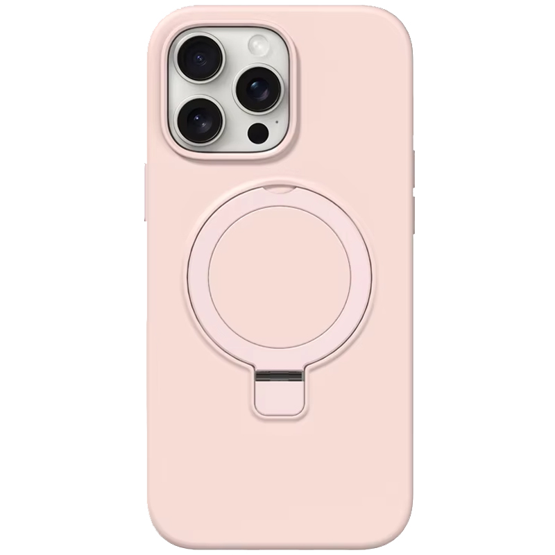 Чехол Silicone Case Full Protective NO LOGO with Ring для Apple iPhone 13 Pro (6.1") (Pink)