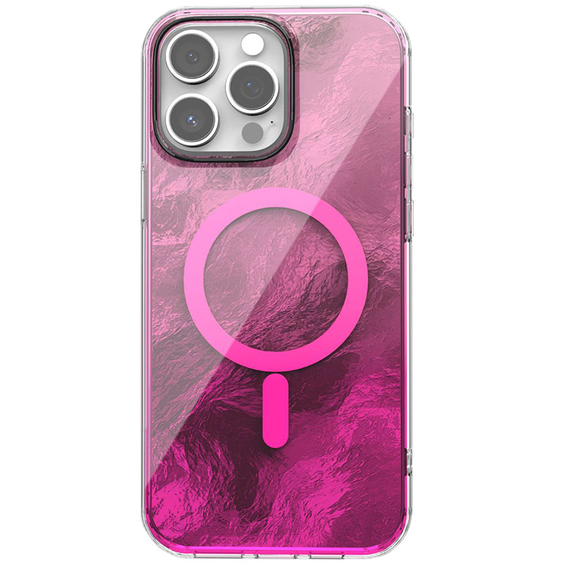 Чохол TPU Shiny Mountain (MagFit) для Apple iPhone 13 Pro Max (6.7") (Pink)