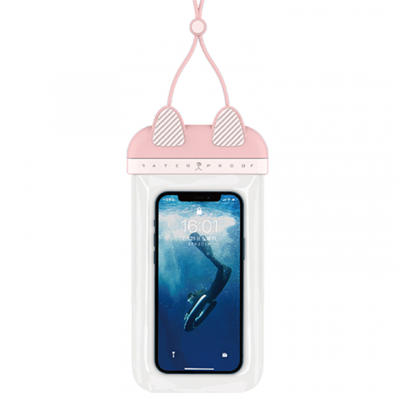 Водонепроницаемый чехол WIWU Kitty IPX8 (Pink)