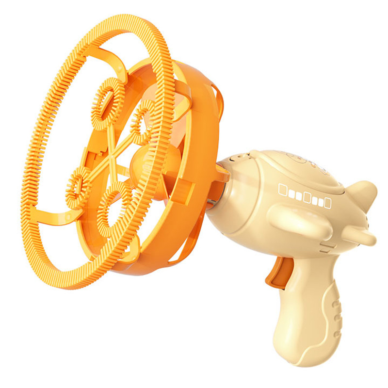Пистолет для мыльных пузырей H035 Bubble Gun с пропеллером 2in1 + bottle 250ml (Biege)