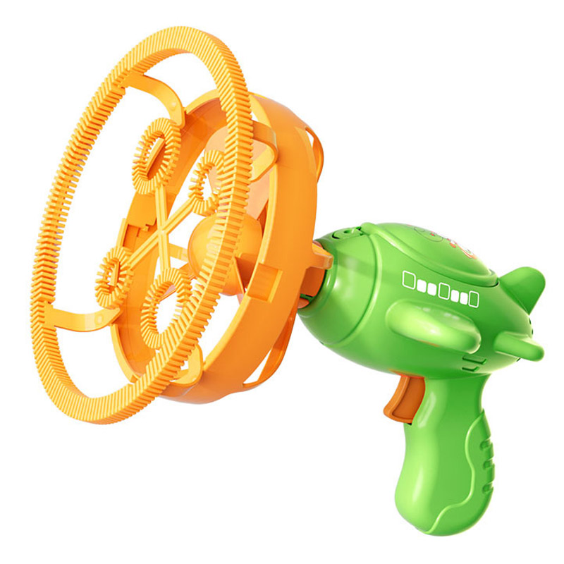 Пистолет для мыльных пузырей H035 Bubble Gun с пропеллером 2in1 + bottle 250ml (Green)
