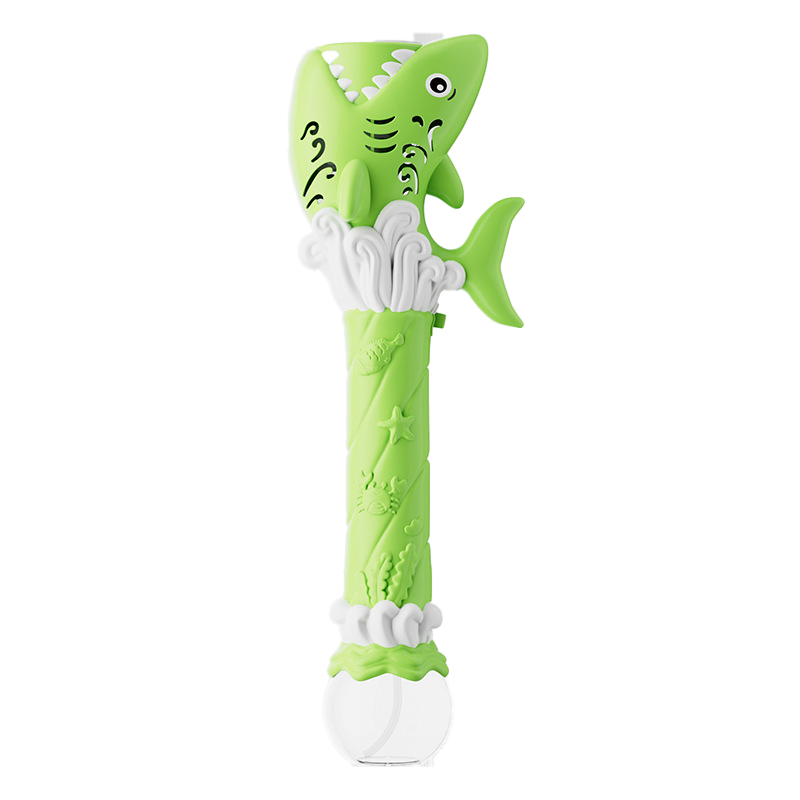 Пистолет с мыльными пузырями H038 Shark + bottle 50ml (Green)