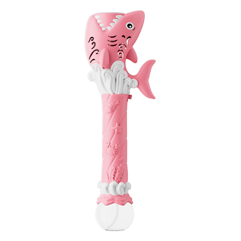 Пістолет з мильними бульбашками H038 Shark + bottle 50ml (Pink)