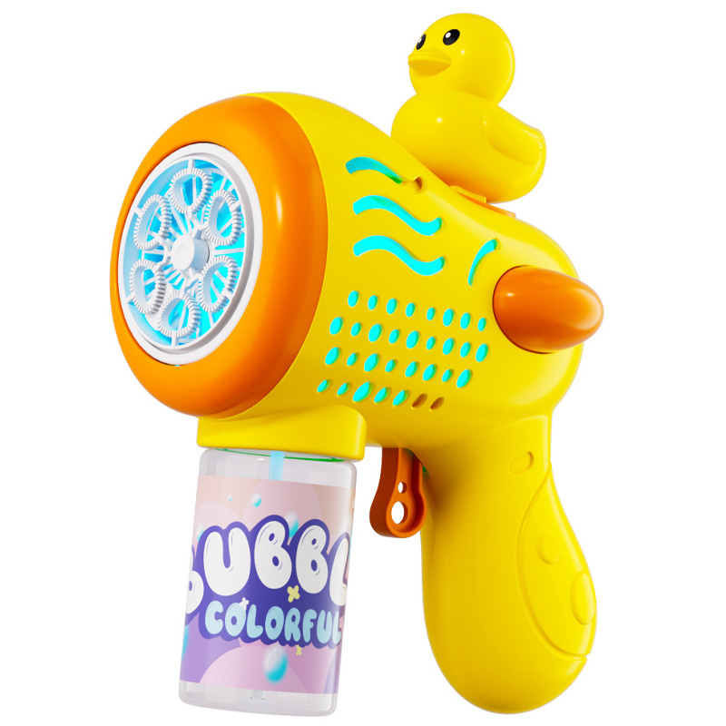 Пістолет з мильними бульбашками H045 Duckling + bottle 50ml (Yellow)