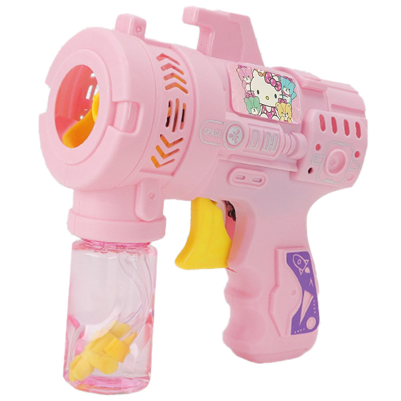 Пистолет с мыльными пузырями Heroes Bubble Gun+ bottle 50ml (Kitty)