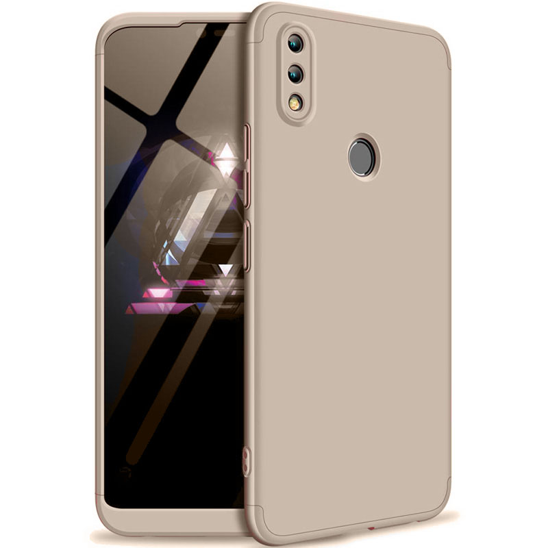 Пластиковая накладка GKK LikGus 360 градусов (opp) для Huawei Honor 8X (Розовый / Rose Gold)