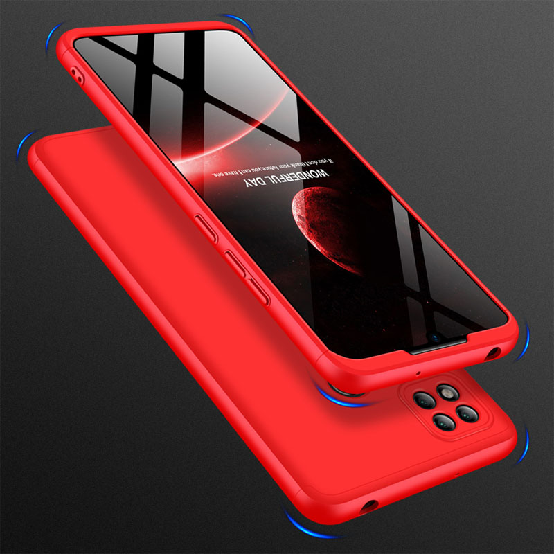 Пластиковая накладка GKK LikGus 360 градусов (opp) для Xiaomi Redmi 10C Красный в магазине onecase.com.ua