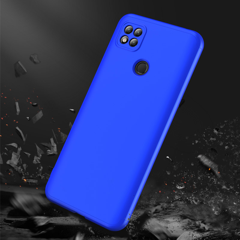 Пластиковая накладка GKK LikGus 360 градусов (opp) для Xiaomi Redmi 10C Синий в магазине onecase.com.ua