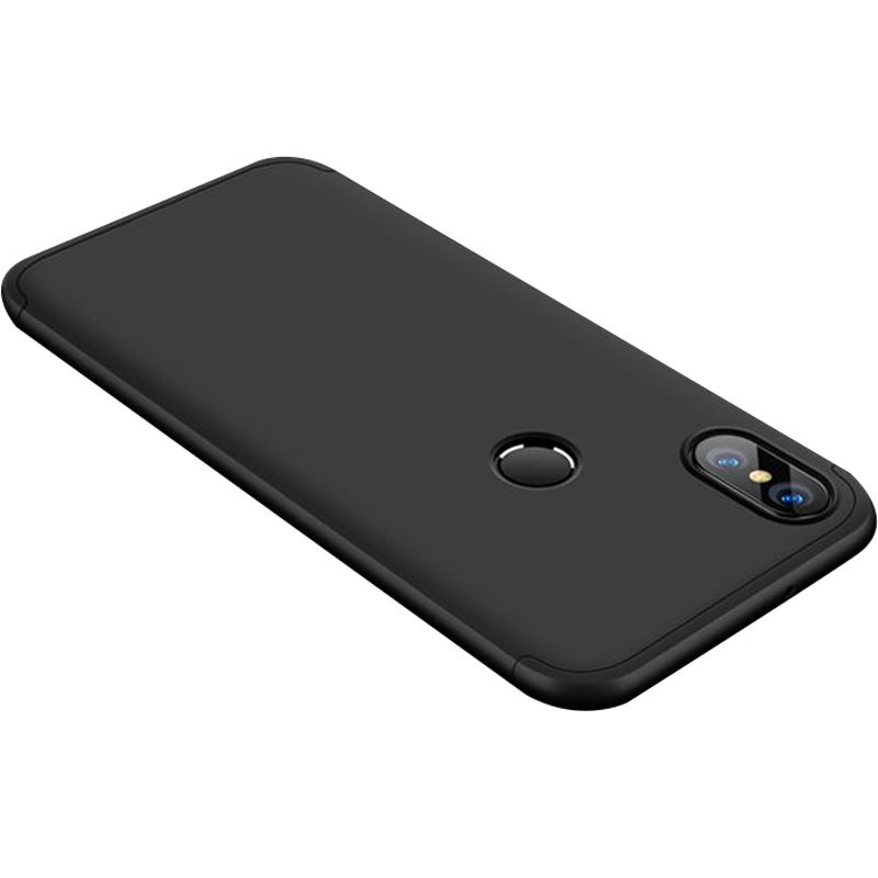 Пластикова накладка GKK LikGus 360 градусів (opp) для Xiaomi Redmi Note 5 Pro / Note 5 (AI Dual Camera) (Чорний)
