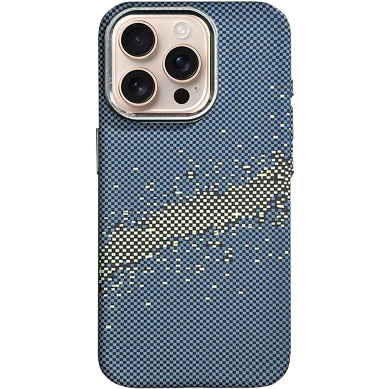 Пластикова накладка Kevlar with Magnetic Safe для Apple iPhone 13 Pro Max (6.7") (Blue)