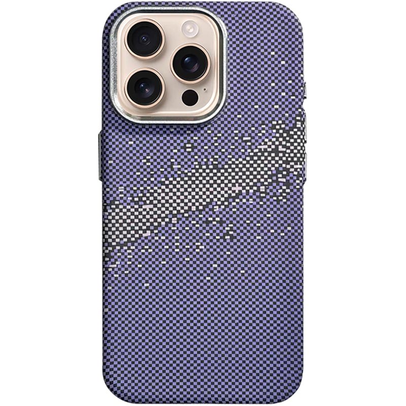 Пластикова накладка Kevlar with Magnetic Safe для Apple iPhone 13 Pro Max (6.7") (Purple)