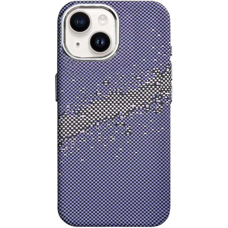 Пластикова накладка Kevlar with Magnetic Safe для Apple iPhone 14 (6.1") (Purple)