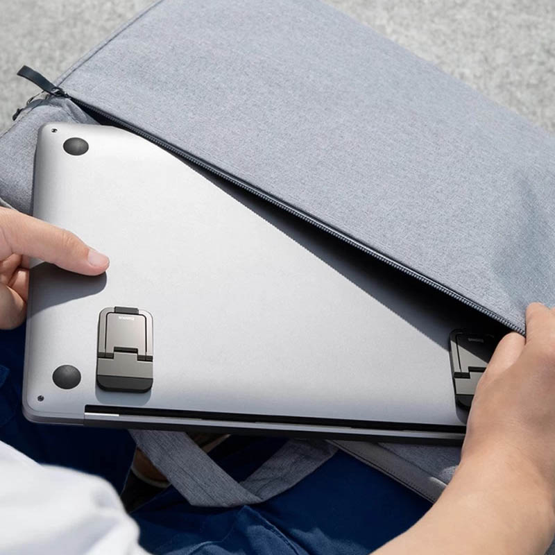 Купить Подставка для ноутбука Baseus Slim Laptop Kickstand (2шт) (LUZC00001) Gray на onecase.com.ua