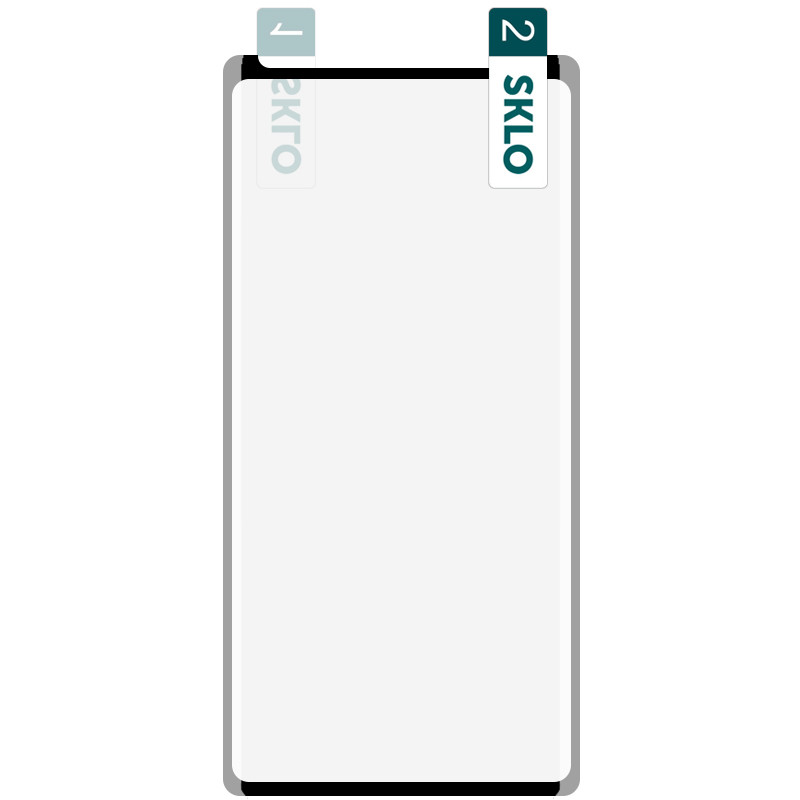 Полимерная пленка SKLO (full glue) (тех. пак) для Samsung Galaxy Note 9 (Черный)