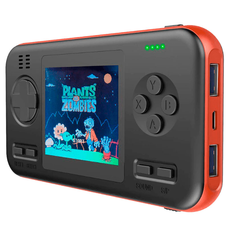 Портативная игровая консоль G-416 + Power Bank 8000 mAh (Black / Orange)