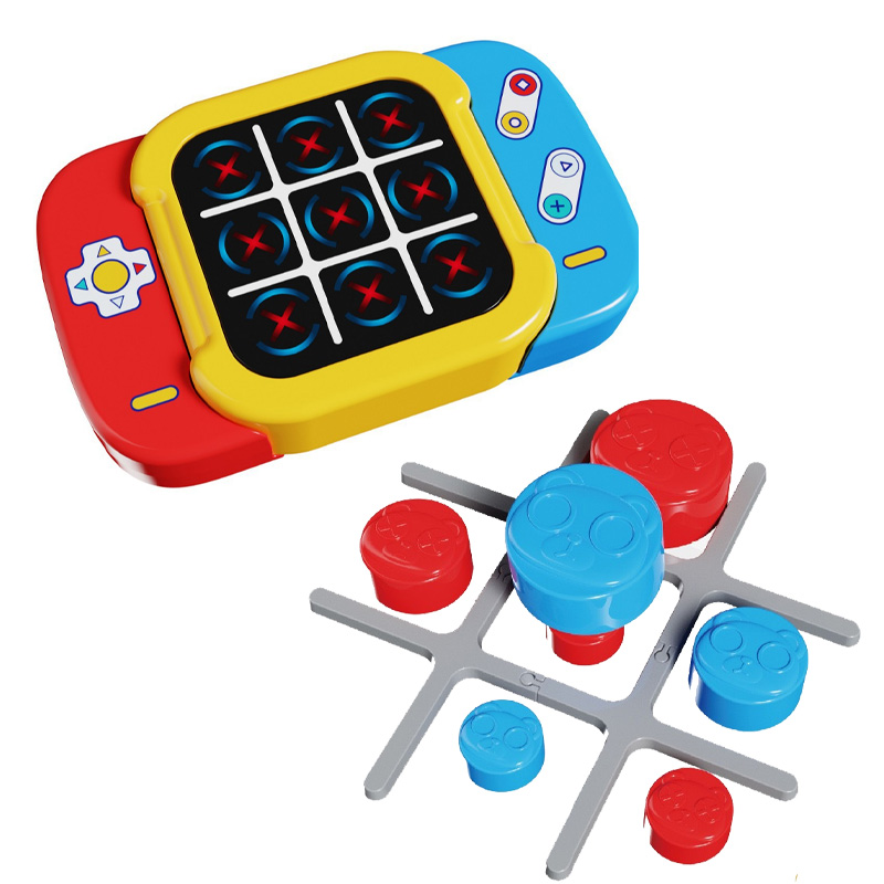 Портативная интерактивная игра Ummi ME-252 2in1 Electronic Tic-Tac-Toe (Yellow)