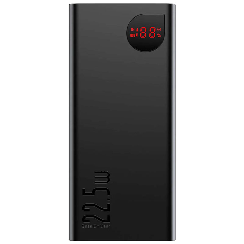 Портативное ЗУ Power Bank Baseus Adaman Digital Display 22.5W 40000mAh (PPAD020101) (Black)