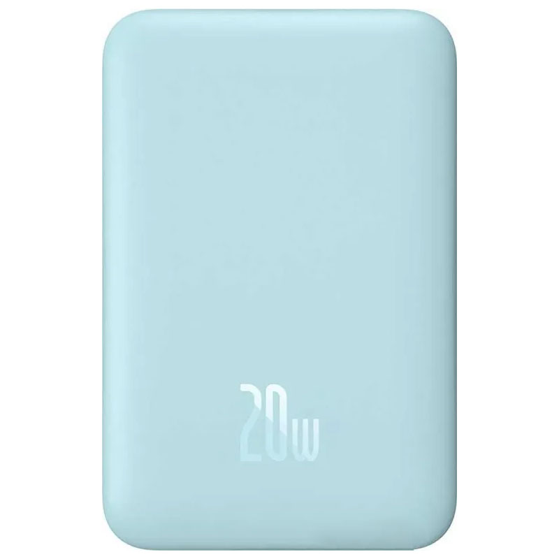 Портативное ЗУ Power Bank Baseus Magnetic Mini OS 20W c БЗУ 10000 mAh (PPCX110105) (Blue)