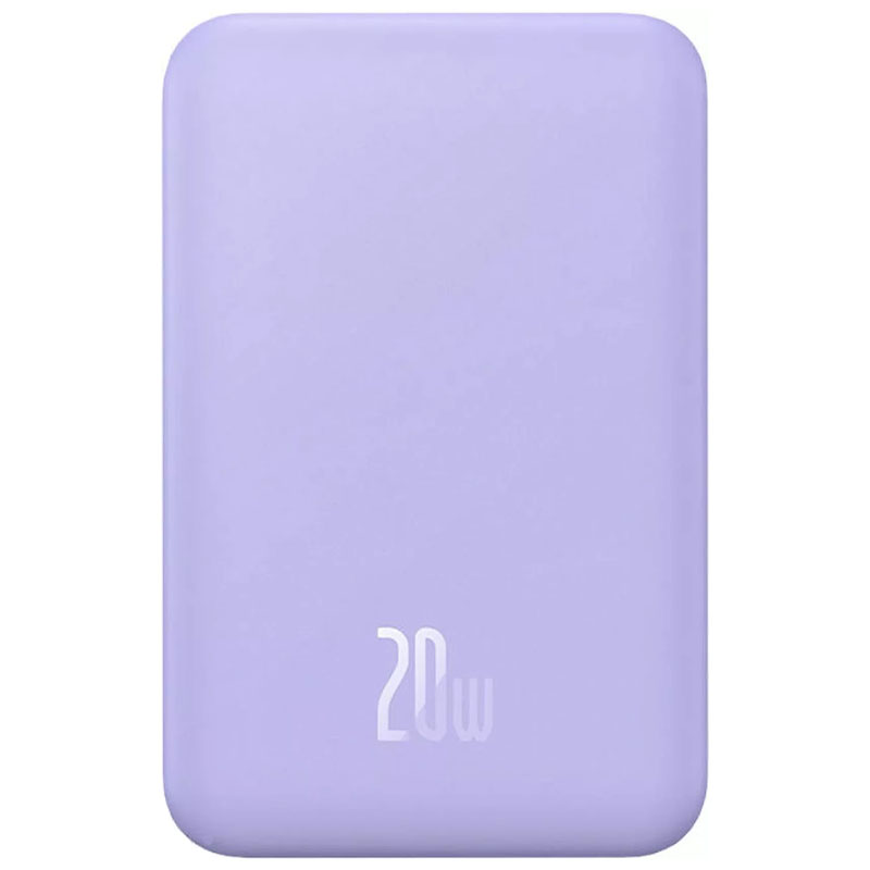 Портативное ЗУ Power Bank Baseus Magnetic Mini OS 20W c БЗУ 10000 mAh (PPCX110105) (Purple)