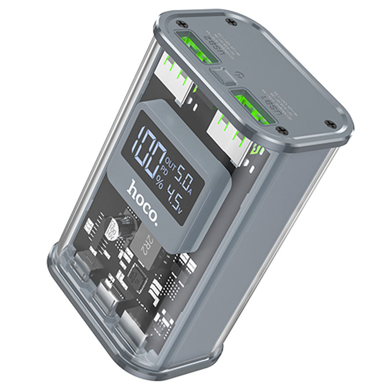 Портативное зарядное устройство Power Bank Hoco J105 Discovery Edition 22.5W 10000 mAh (Gray)