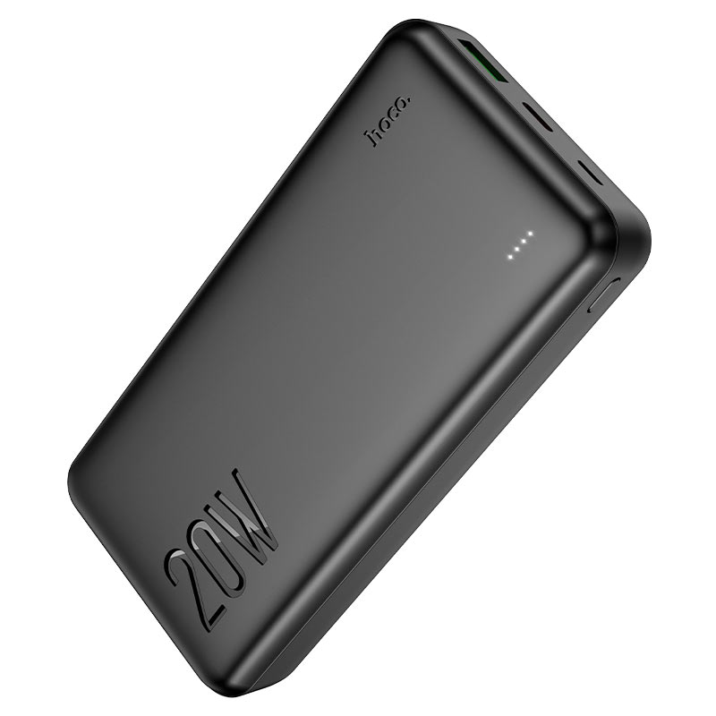 Портативний зарядний пристрій Power Bank Hoco J87A Tacker PD20W+QC3.0 20000 mAh (Чорний)