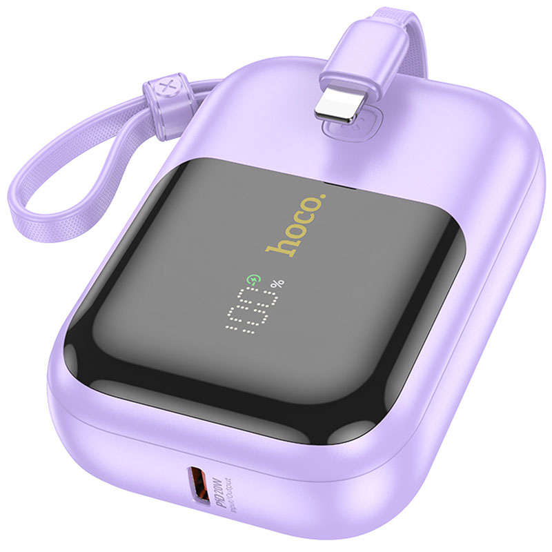 Портативное зарядное устройство Power Bank Hoco Q20 Fountain 22.5W+PD20W 10000 mAh (Purple)