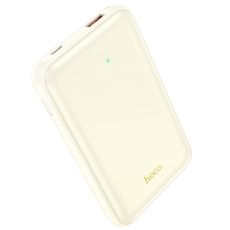 Портативное зарядное устройство Power Bank Hoco Q21 Great 22.5W+PD20W 10000 mAh (Milky White)
