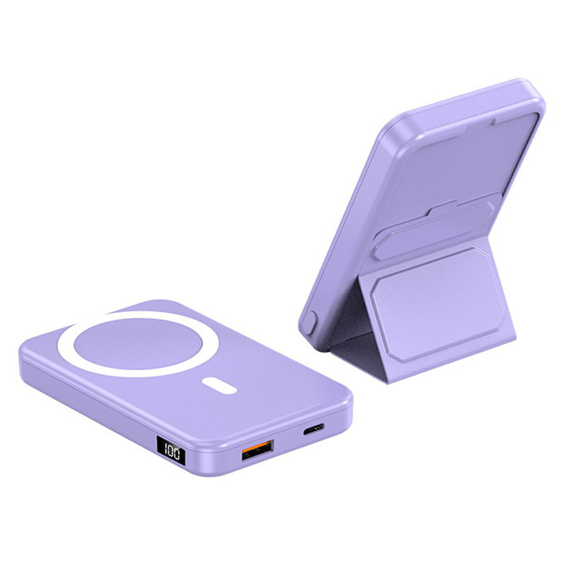 Портативное зарядное устройство Power Bank JJT-A27-1 PD20W+QC 22.5W с БЗУ 10000 mAh (Purple)
