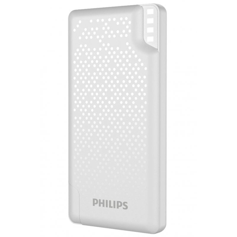 Портативний зарядний пристрій Powerbank Philips Display 10000mAh 12W (DLP2010N/62) (Білий)