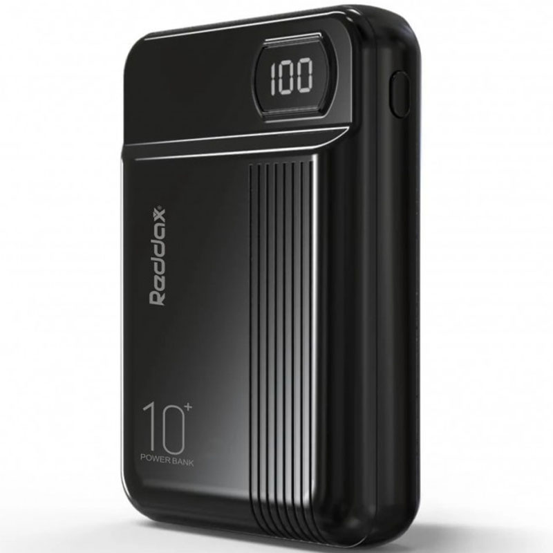 Фото Портативное зарядное устройство Reddax RDX-250 10000mAh Черный в магазине onecase.com.ua