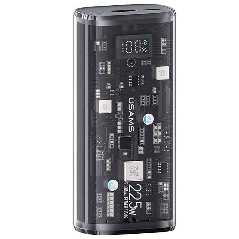 Портативное зарядное устройство Usams US-CD189 PD20W+QC3.0 Dual port 9000mAh (Black)