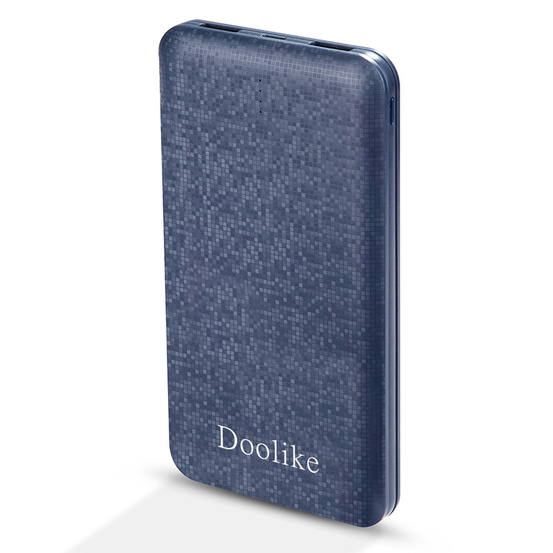 Купить Портативное зарядное устройство Doolike DL-PB15 Slim 14mm (10000mAh 2USB 2.1A) на onecase.com.ua