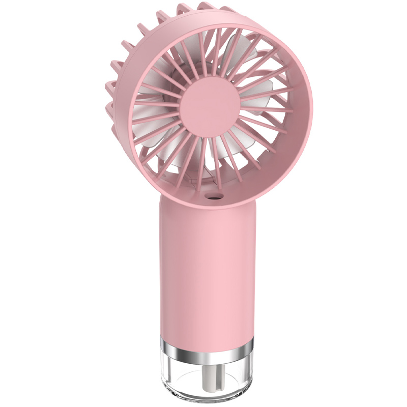 Портативный вентилятор SL610 с водяным охлаждением 500mAh (Pink)
