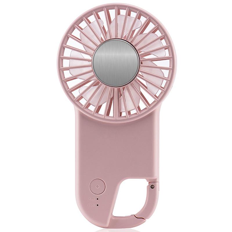 Портативный вентилятор SQT-BF2 с карабином 1800mAh (Pink)