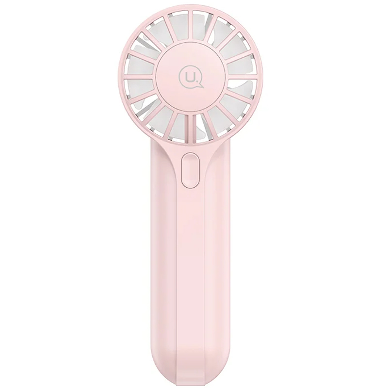 Портативный вентилятор Usams ZB288 Handheld mini fan 1200 mAh (Pink)