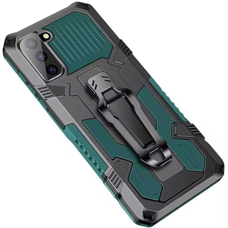 Протиударний чохол Defender Clip для Samsung Galaxy S21 FE (Green)