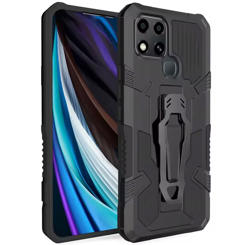 Противоударный чехол Defender Clip для Xiaomi Redmi 9C (Black)