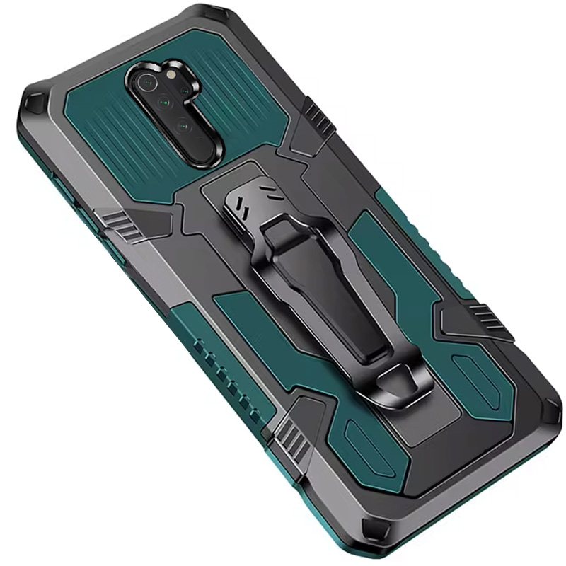 Противоударный чехол Defender Clip для Xiaomi Redmi 9 (Green)