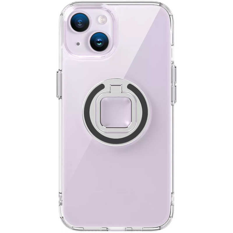 TPU+PC чехол Kickstand 2.0 для Apple iPhone 14 (6.1") (Прозрачный)