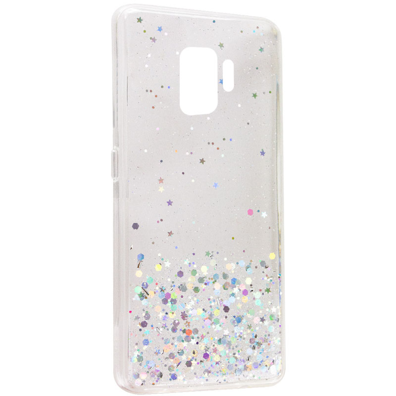 TPU чехол Star Glitter для Samsung Galaxy S9 (Прозрачный)
