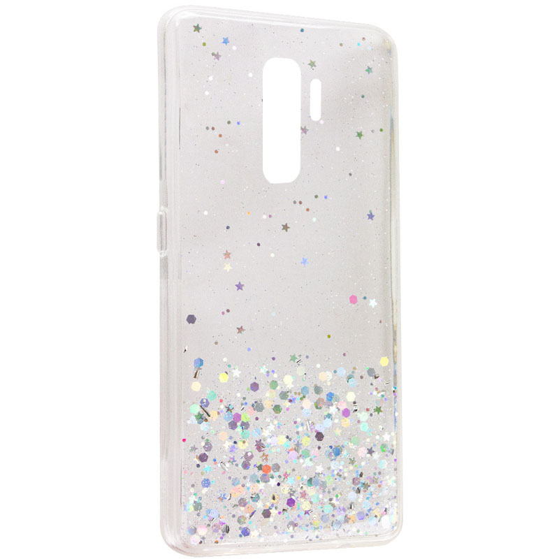 TPU чехол Star Glitter для Samsung Galaxy S9+ (Прозрачный)