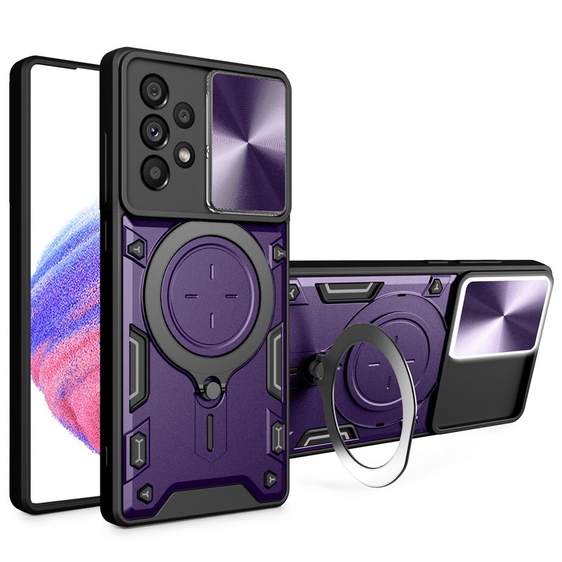 Удароміцний чохол Bracket case with Magnetic для Samsung Galaxy A53 5G (Purple)