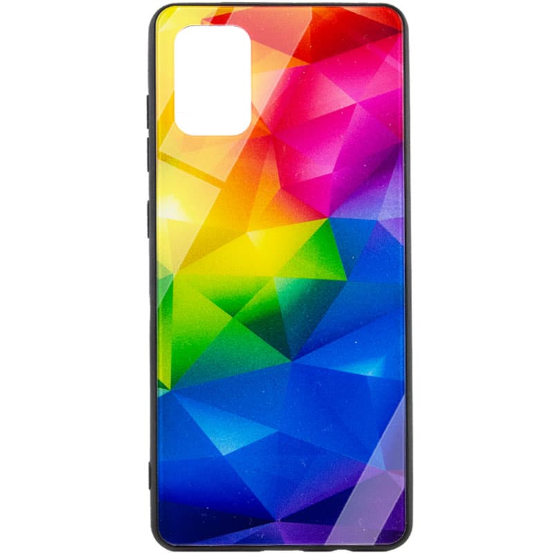 Фото TPU+Glass чехол Diversity для Samsung Galaxy A52 4G / A52 5G / A52s Rainbow на onecase.com.ua