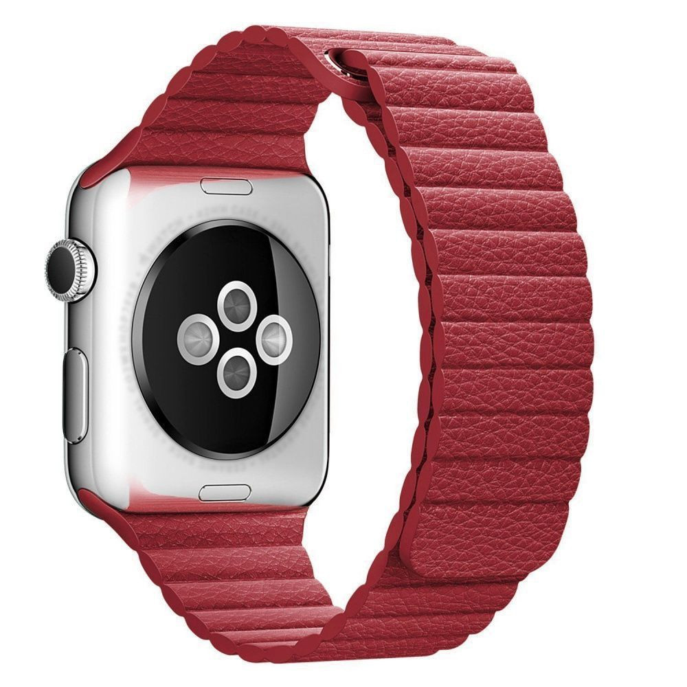 Ремінець Leather Loop Design для Apple watch 42mm / 44mm (Червоний)
