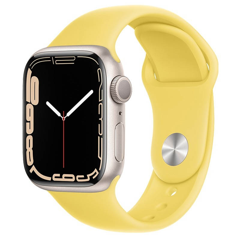 Ремінець Hoco WA01 Flexible series Apple watch (38/40/41mm) (Light Lemon)